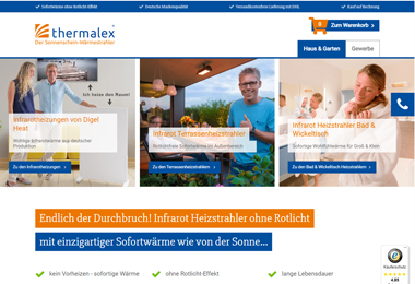 Thermalex Infrarot-Heizstrahler